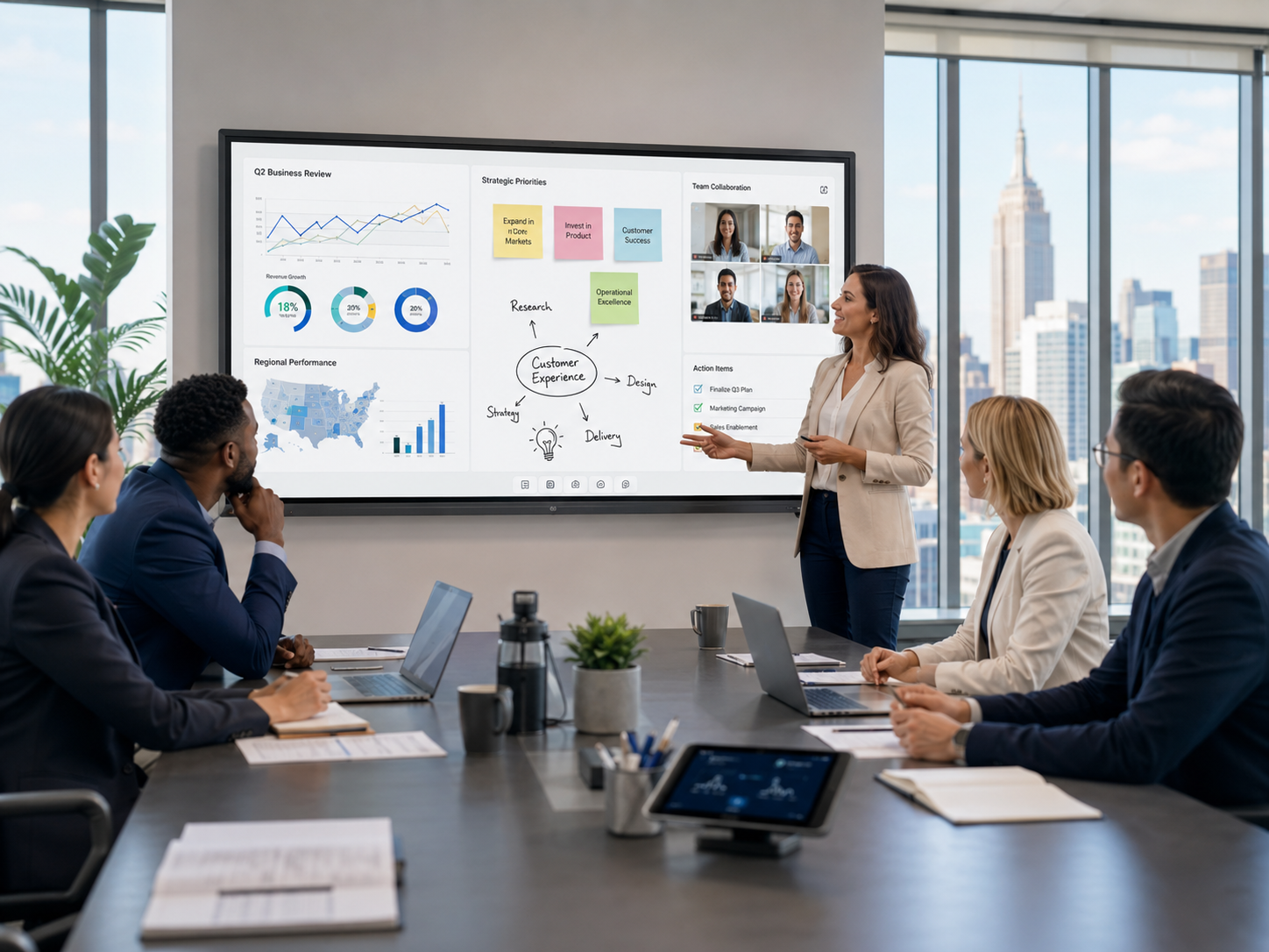Smart Board for Business Demand Grows in the U.S.