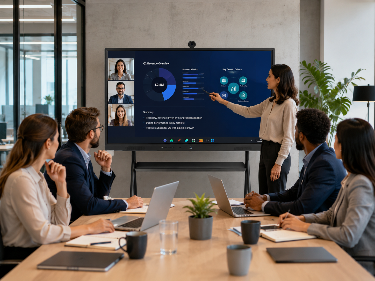 Smart Board Buying Guide for Business in 2026: 55, 65, 75 & 92 Inch Options