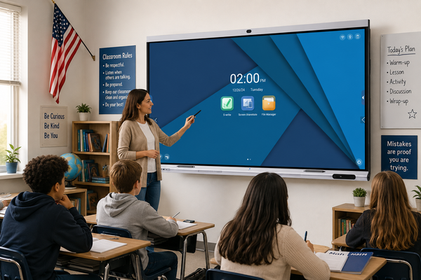 Inspur Board 65: A 65-Inch Interactive Display for Modern Classroom Teaching