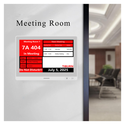 TIBURN E-ink Smart Door Sign 7.5 Inches