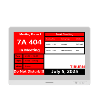 TIBURN E-ink Smart Door Sign 7.5 Inches
