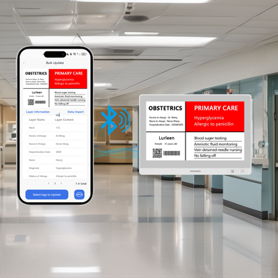 TIBURN E-ink Smart Door Sign 7.5 Inches