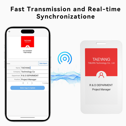 Tiburn E-Ink Smart Badge Holder