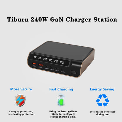 Tiburn 240W Gan Charger Station