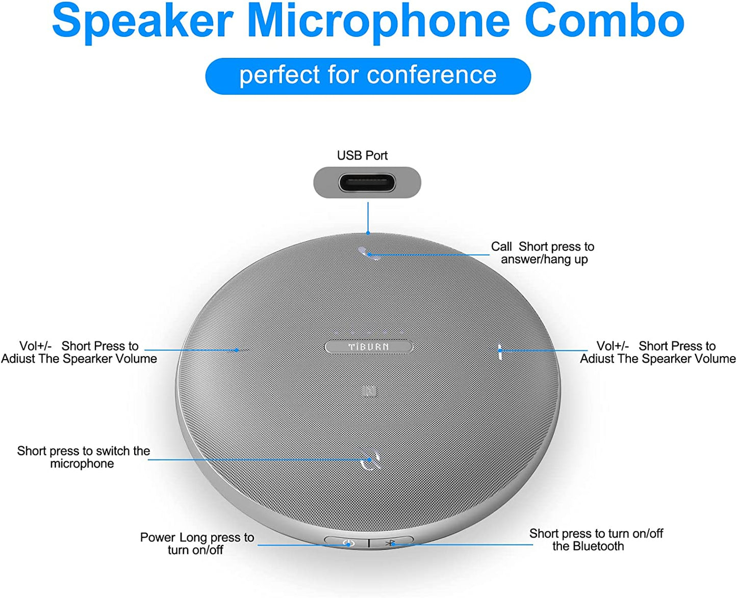 TiBurn HQ Mic Speaker