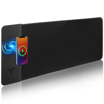 TIBURN Wireless Charger Gaming Mouse Pad